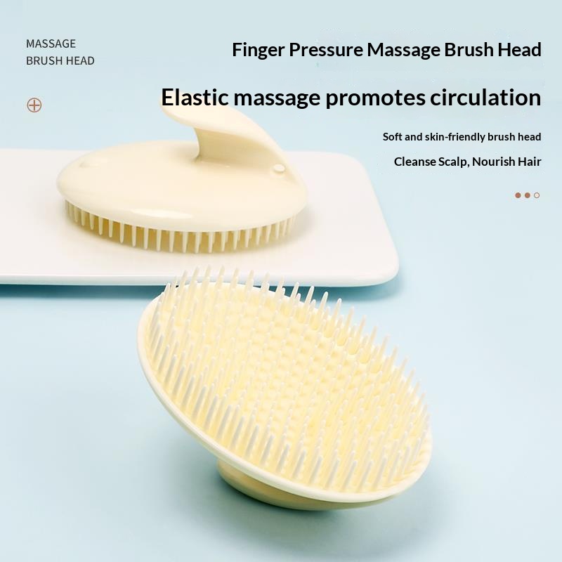 Hair Care Clinic - فرشاة شامبو من السيليكون الناعم لتدليك