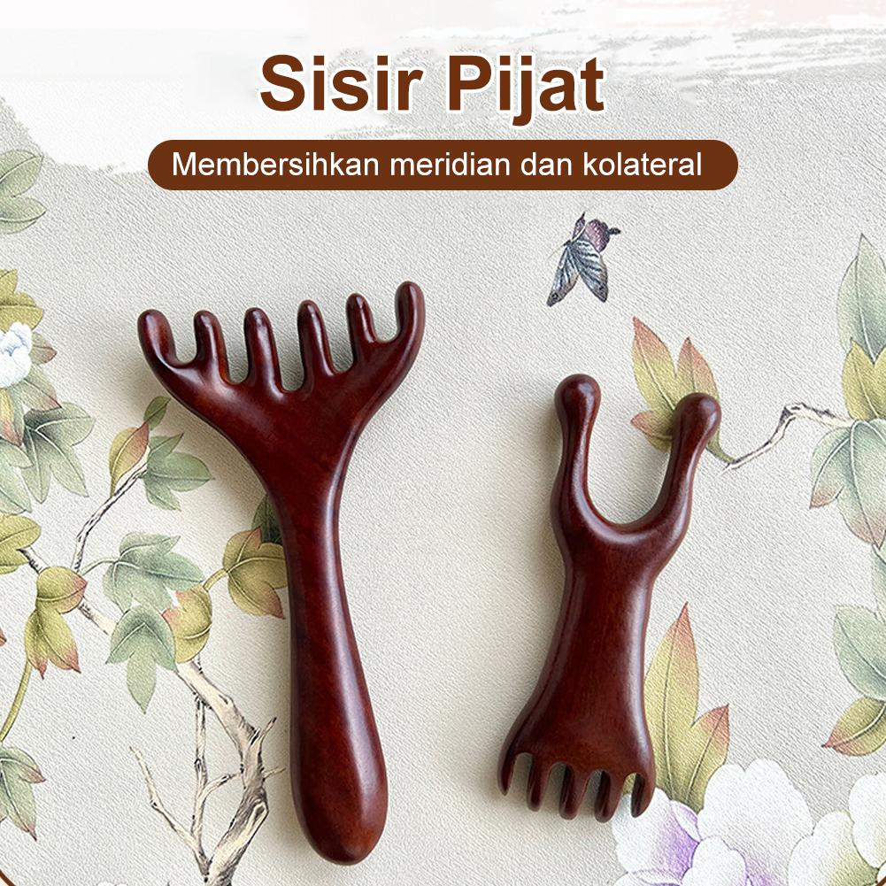 Detangling Wide Comb - مشط رعاية الرأس مشط تدليك ميريديان