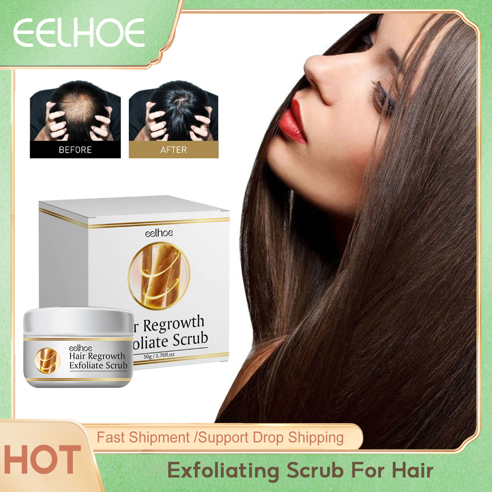 Scalp Scrub Exfoliant - فرك تنظيف فروة الرأس إزالة القشرة
