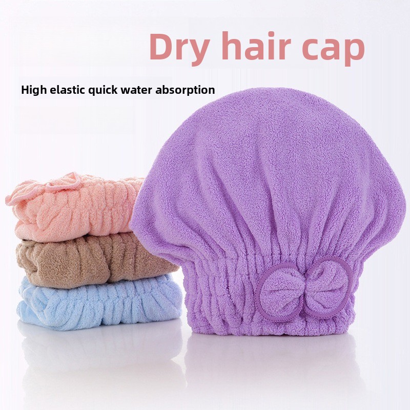 Hair Care Curly Hair - 1 قطعة منشفة شعر من الألياف