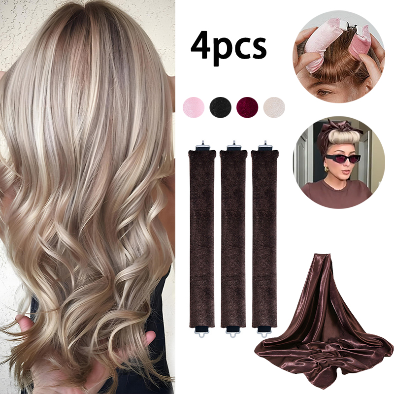 Hair Care Curly Hair - 4 قطع من أدوات تجعيد الشعر