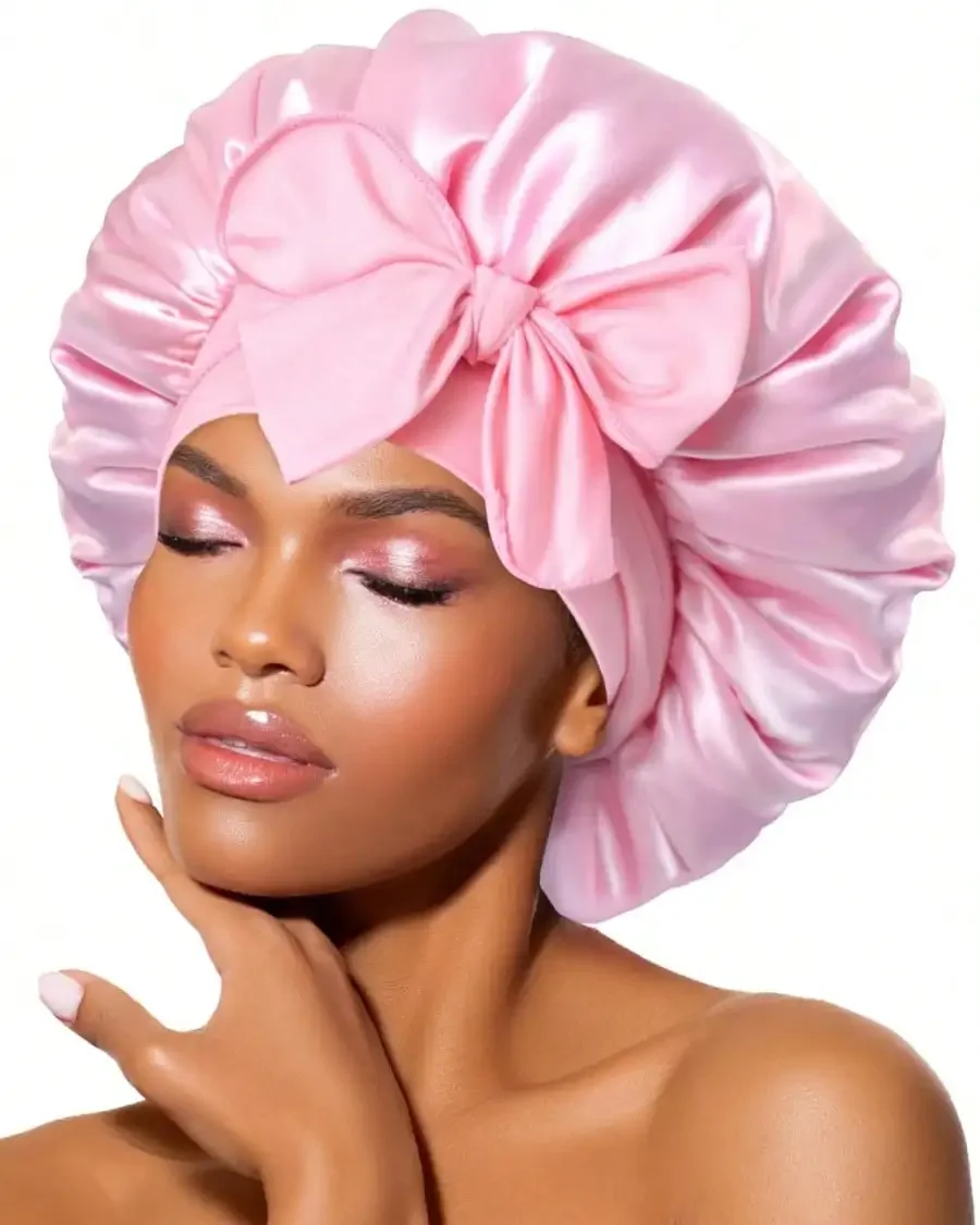 قبعة نوم حريرية نسائية 2026، ق - مراجعة Hair Care Curly Hair وسعره