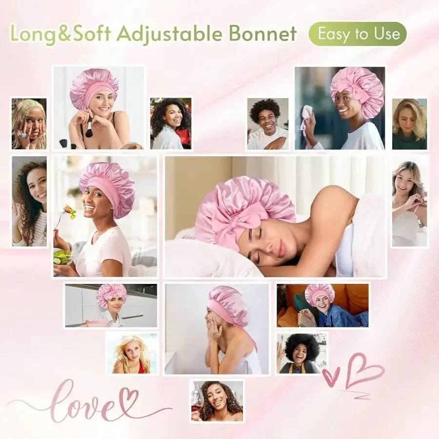 قبعة نوم حريرية نسائية 2026، ق - مراجعة Hair Care Curly Hair وسعره