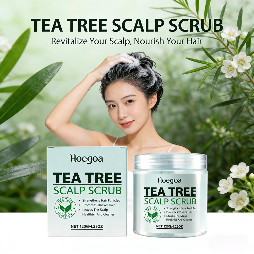 مقشر فروة الرأس بشجرة الشاي لل - مراجعة Scalp Scrub Exfoliant وسعره