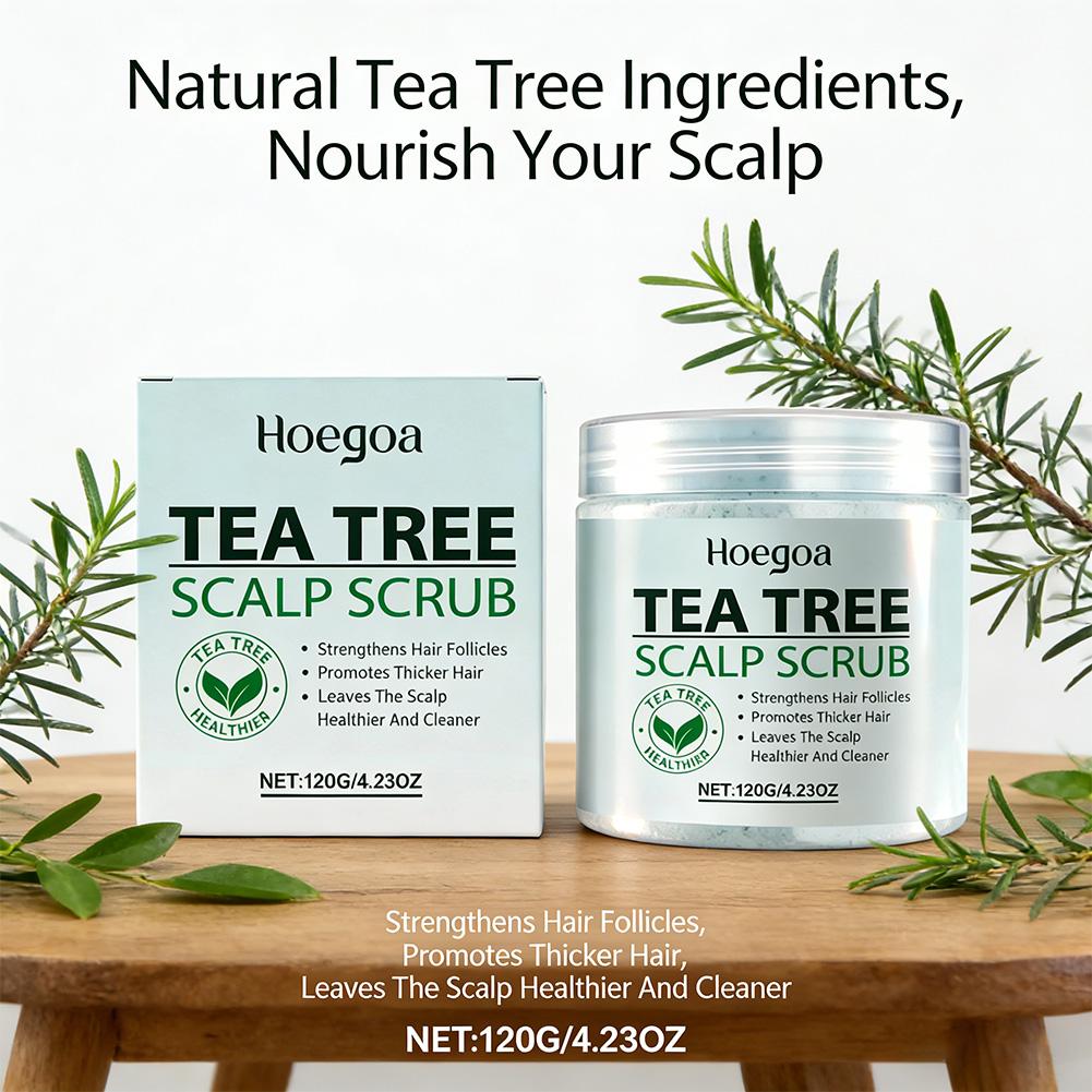 مقشر فروة الرأس بشجرة الشاي لل - مراجعة Scalp Scrub Exfoliant وسعره
