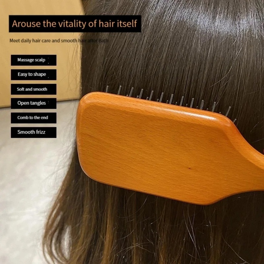 مشط تدليك فروة الرأس للشعر الم - مراجعة Hair Care Curly Hair وسعره