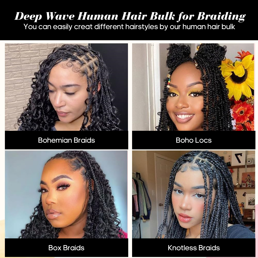 شعر تجديل بشري لضفائر بوهو شعر - مراجعة Hair Care Curly Hair وسعره