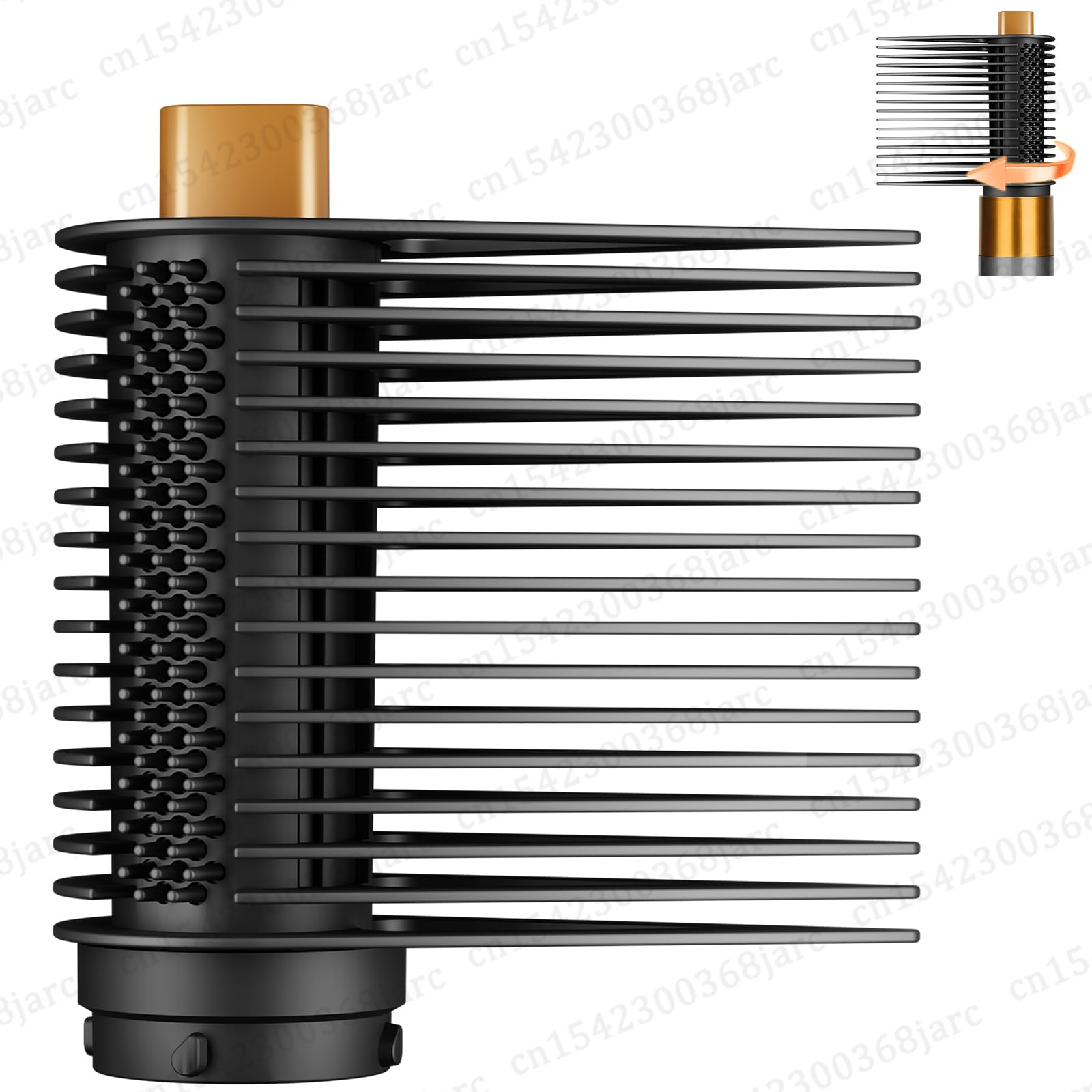 مشط مطور ذو أسنان عريضة لتجعيد - مراجعة Detangling Wide Comb وسعره