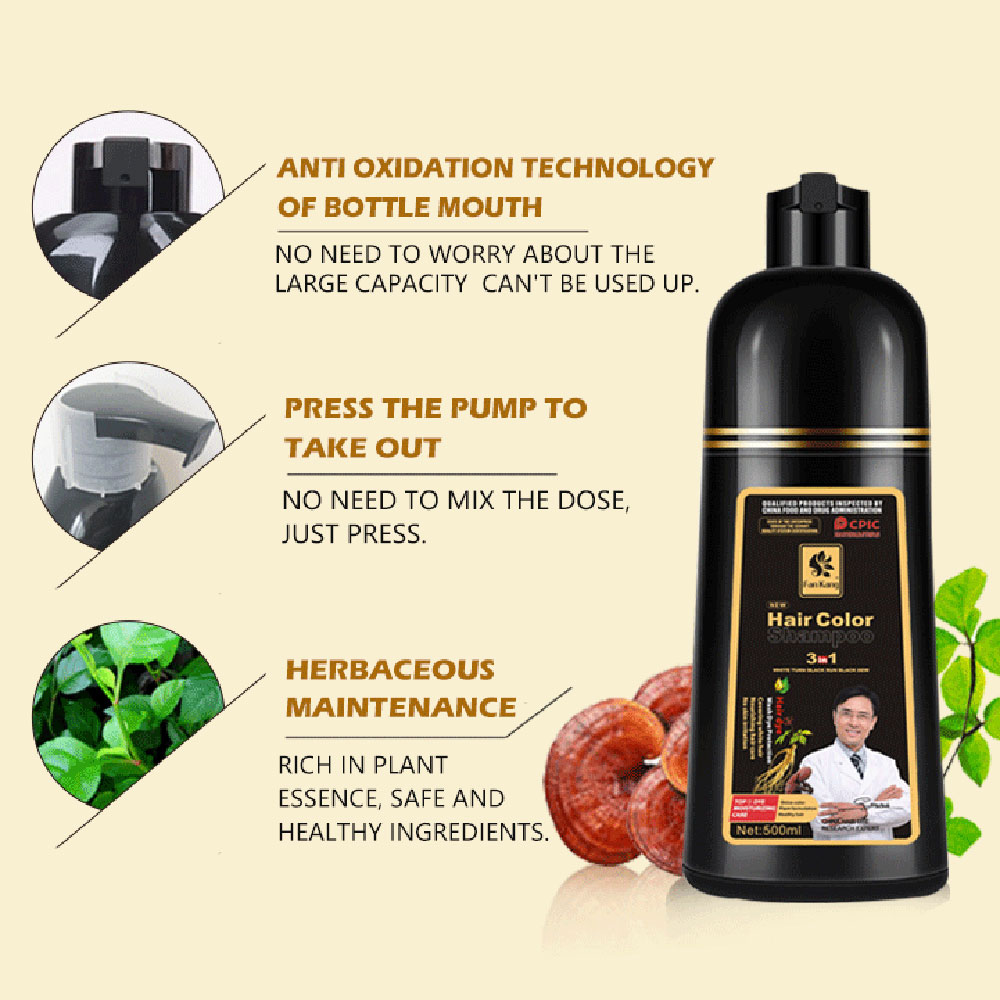 شامبو تلوين فوري 3 في 1 لون أس - مراجعة Hair Care Herbal وسعره