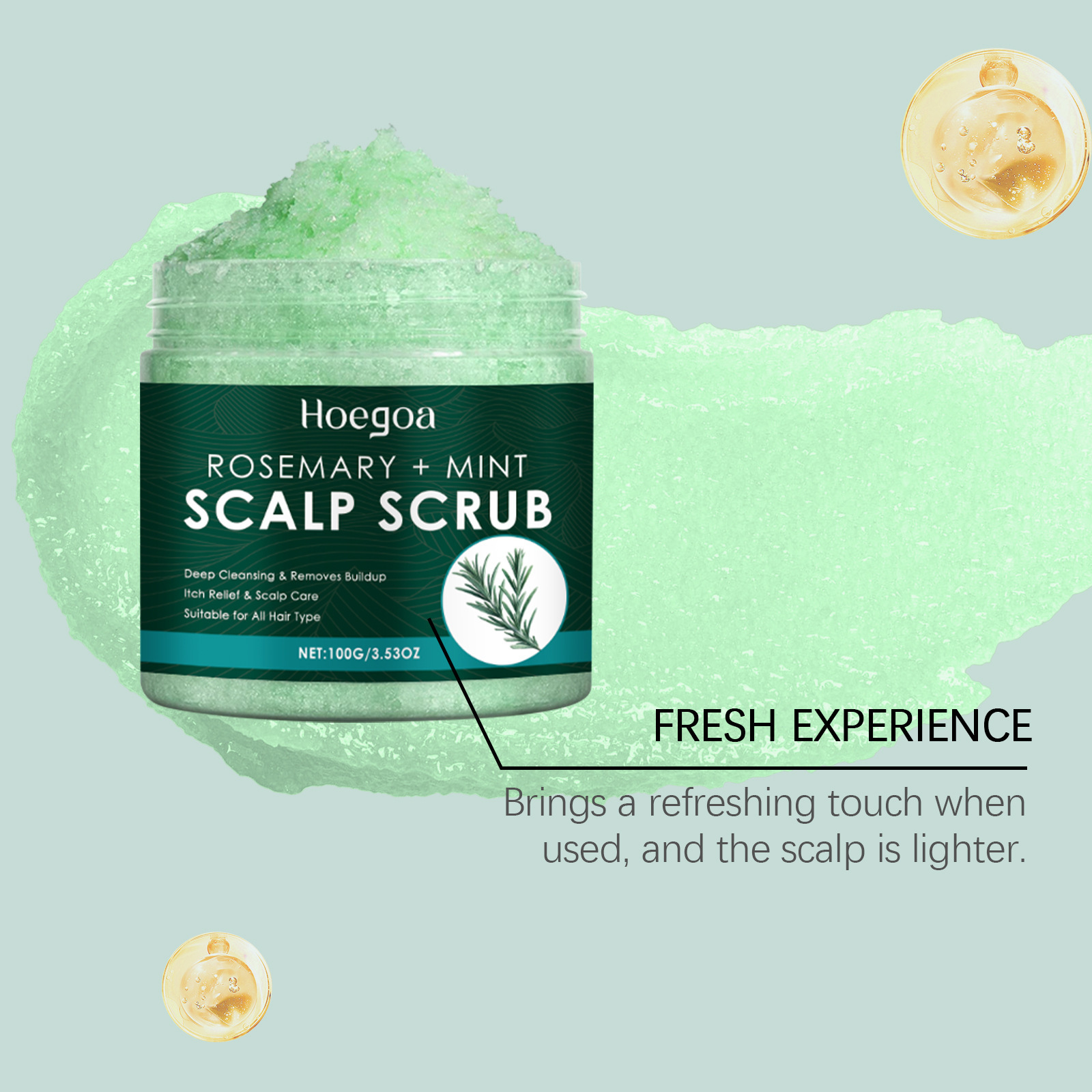 مقشر فروة الرأس بالروزماري مع  - مراجعة Scalp Scrub Exfoliant وسعره