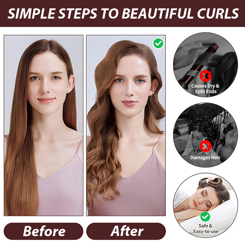 4 قطع من أدوات تجعيد الشعر بدو - مراجعة Hair Care Curly Hair وسعره